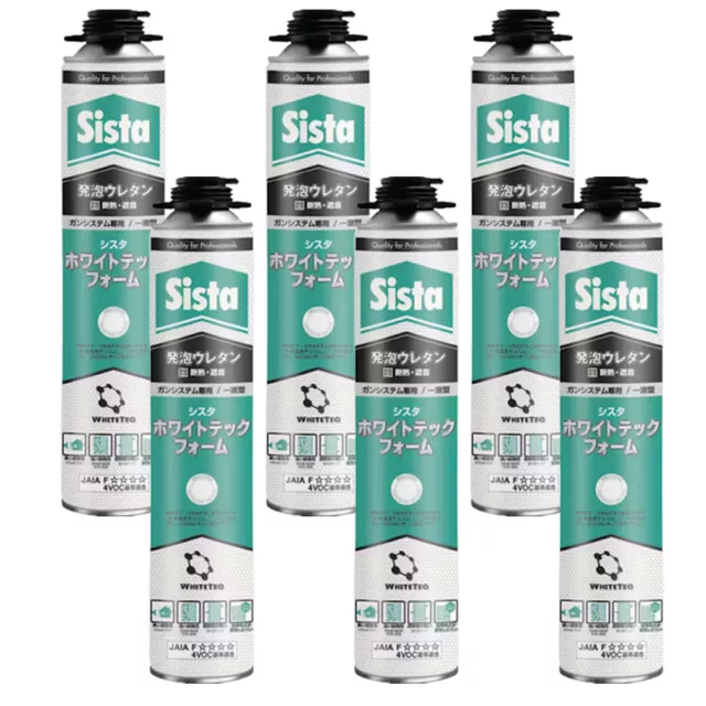 Espuma de construcción espuma de PU espuma de pistola espuma de pozo espuma de montaje 6 x 750 ml asas
