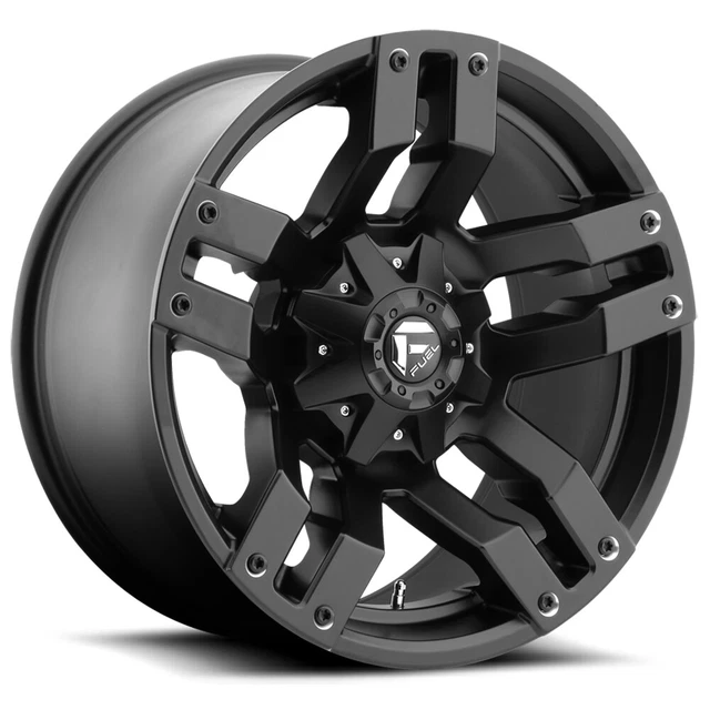 5-Fuel D515 Pump 18x9 5x4.5"/5x5" +1mm Matte Black Wheels Rims 18" Inch