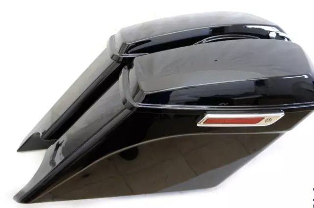 7& ANGLED EXTENDED Stretched Saddlebags Bags For Harley Touring 1997 ...