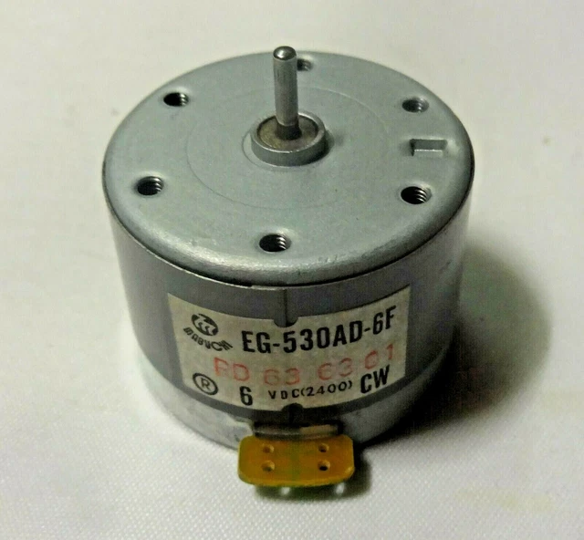 LIUCH EG-530AD-2B Spindelmotor – 12V DC, 2400 U/min, Für Tapedeck & Audiogeräte Capstan Motor EG-530AD-2B