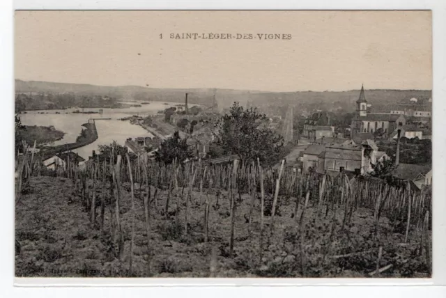 Cpa Saint Leger Des Vignes  (58)