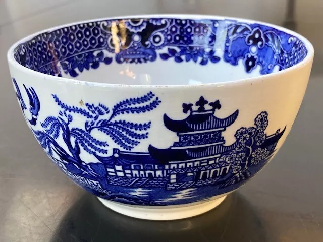 Burleigh Ware Willow Pattern Sugar Bowl