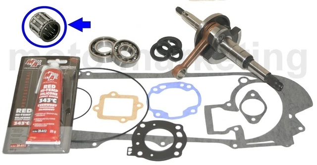 ALBERO MOTORE GUARNIZIONI SERIE KIT SET per SUZUKI AY 50 KATANA INIEZIONE LC