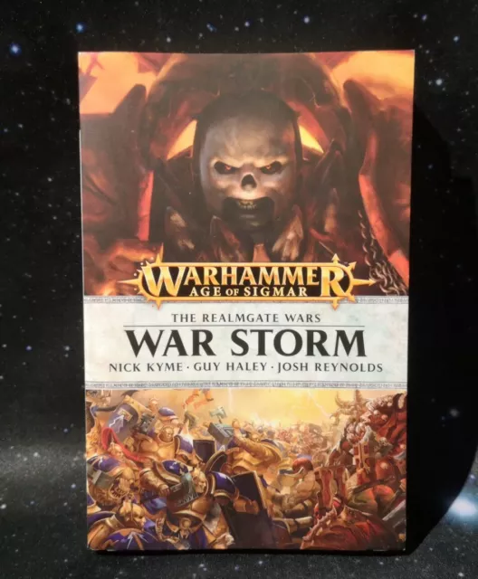 Realmgate Wars Book 1 WAR STORM Warhammer Age of Sigmar - UNREAD Paperback