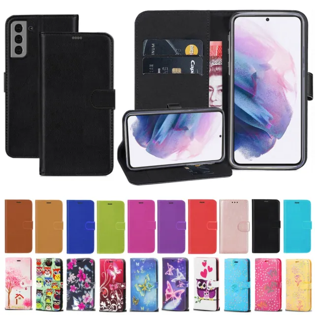 Case For Samsung Galaxy S22 S21 PLUS Ultra S21 FE 5G PU Leather Magnetic COVER
