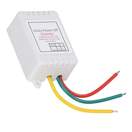 Delay Timer 110V‑220V Input 1 Channel Output Easy Installation Relay Switch V...