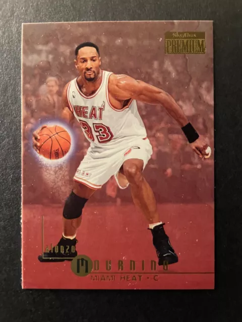 Alonzo Mourning 1996-97 SkyBox Premium Miami Heat Basketball Card #61