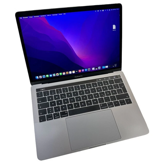 "Apple MacBook Pro 14,2 A1706 EMC 3163 13,3" i7 Touchbar 16 GB 256 GB unità di memoria a stato solido" Monterey