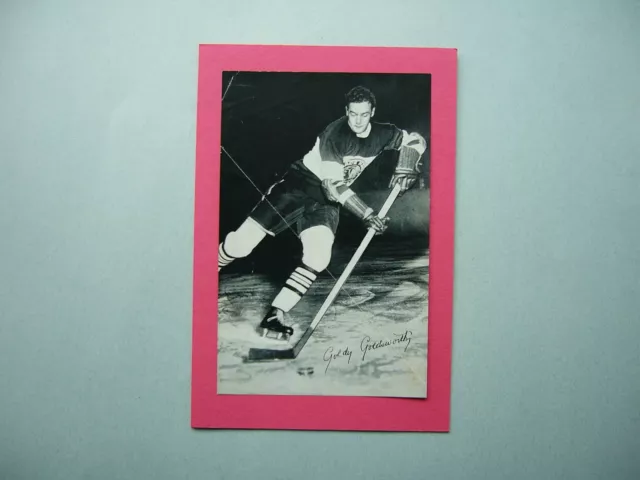 1934/43 Beehive Corn Syrup Group 1 Hockey Photo Goldy Goldsworthy Bee Hive Sharp