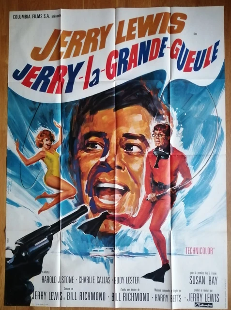 JERRY LA GRANDE GUEULE jerry lewis affiche cinema originale 160x120 cm '67
