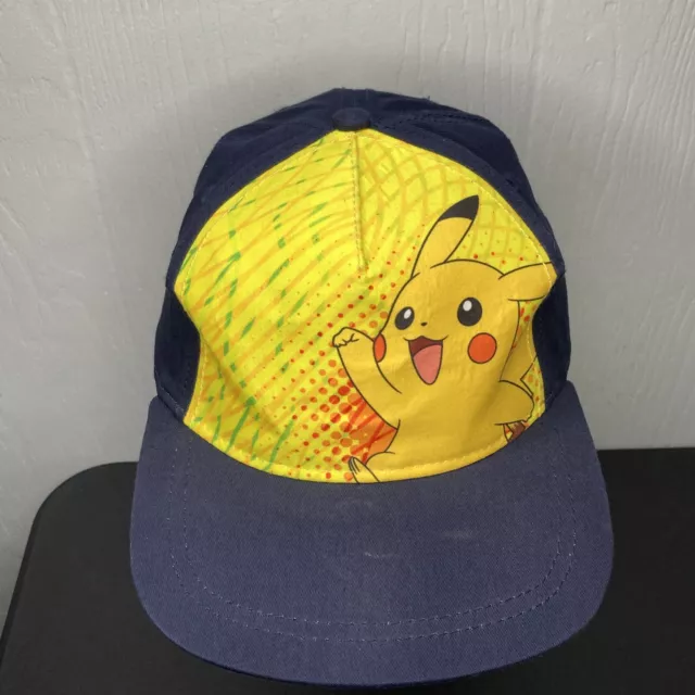 Pokemon Hat Youth Snapback Blue/Yellow Pikachu H3