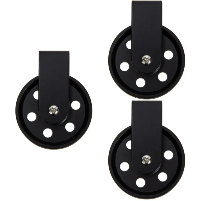 3 unidades de rueda negra para lámpara colgante decoración exterior apliques de pared señorita