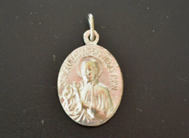Pendentif Religieux Médaille - Or Plaqué - Modèle 142-40/1-4 - Occasion
