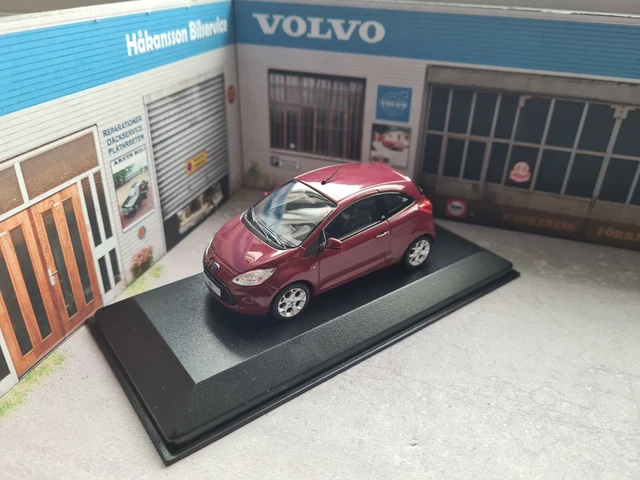 Minichamps 1/43 Ford Ka 2009 - Miniature Rouge, Neuve En Boîte, Collection