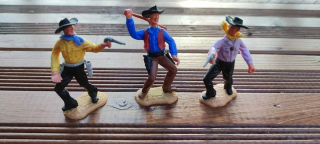 Figurines Timpo Toys - La Banque Far West - 1/32 Vintage - Cavalerie Britannique