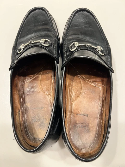 ALLEN EDMONDS BRUZZANO Black Leather Horse Bit Moc Toe  display picture 1
