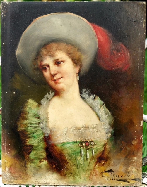 Peinture à L'huile Ancienne François Maury (1861-1933) - Paysage Signé ARTPRICE 13500€
