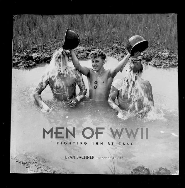 VINTAGE MILITARY BEEFCAKE Men of WWII Fighting Men at Ease MUSCLE