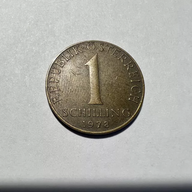Austrian 1 Schilling 1978
