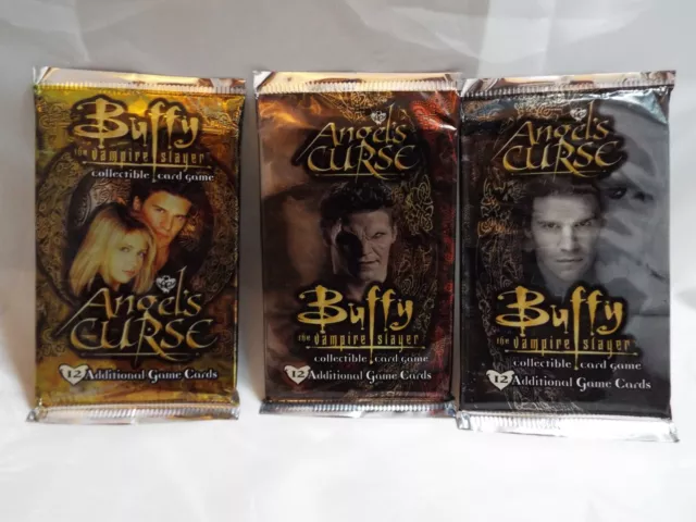 BUFFY THE VAMPIRE SLAYER CCG ANGEL'S CURSE 1 SEALED BOOSTER PACK (unlimited)