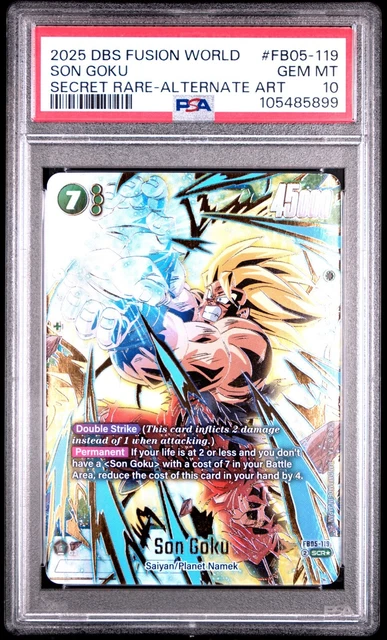 DRAGON BALL SUPER FUSION WORLD: Son Goku FB04-129 Secret