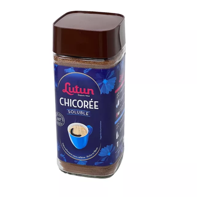 LUTUN Cicoria Solubile Infuso Caffè Ricambio Cicoria Senza Caffeina 200g