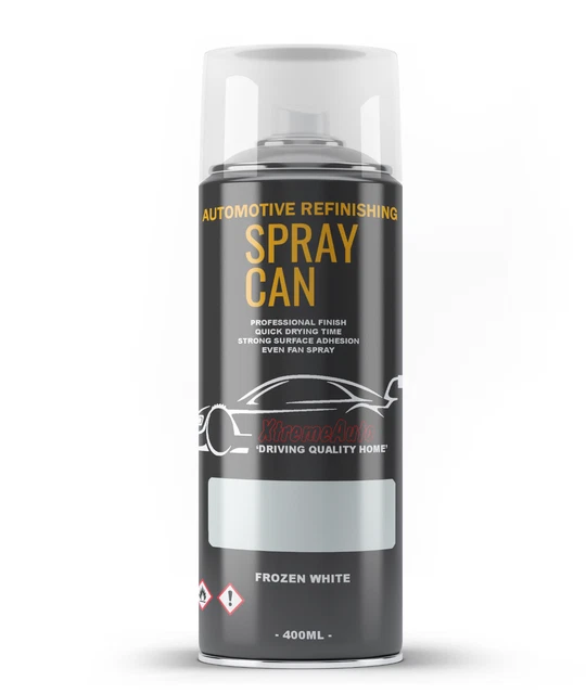FOR FORD TRANSIT Custom Frozen White Spray Paint Aerosol 7VTA Van ...