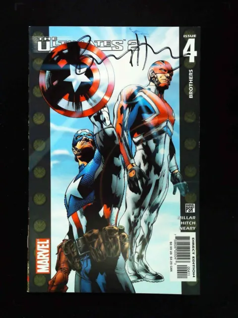 Ultimates 2 #4 (2Nd Series) Marvel Comics 2005 Nm  Signed By Bryan Hitch