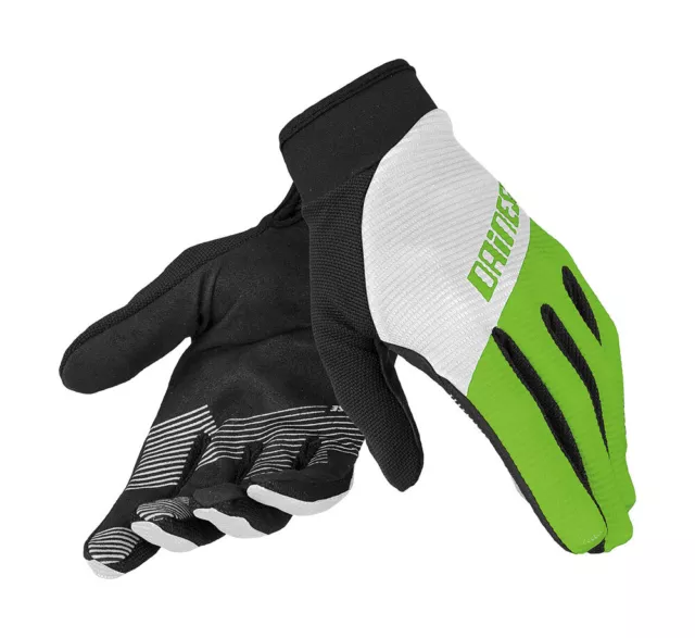 Guanti MTB Dainese Rock Solid-C Full Finger - Bianco/Verde