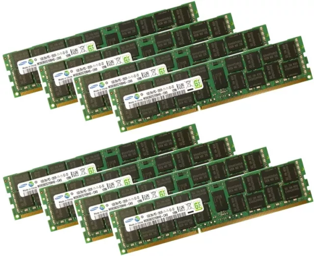 8x 16 GB 128 GB RDIMM ECC DDR3 1600 MHz RAM HP estación de trabajo Z420 Z620 Z820 A2Z52AA