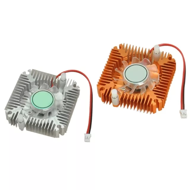 Aluminum Heatsink with Fan for 1W 3W 5W 10W Power Graphics Radiator Cooler