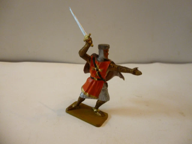 Starlux - Moyen-Age - Série Choc 66 - Piéton Archer (Bleu & Gants
