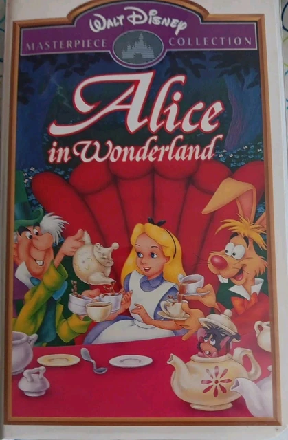 DISNEY ALICE IN Wonderland Vhs Tape With Original Booklets 1st For disney-alice-in-wonderland-vhs-tape-with-original-booklets-1st-for