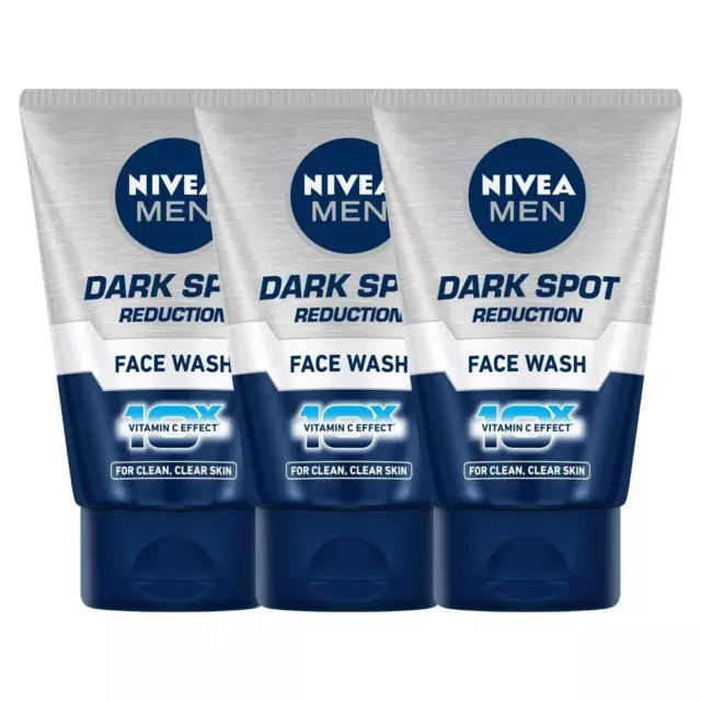 NIVEA Point Noir Réduction Visage Lavage, Pour Propre Peau 100ml Chaque Lot De 3