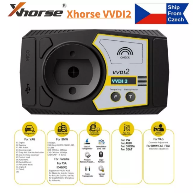 Xhorse VVDI2 Full with All 13 Software include OBD48+96bit 48+MQB+BMW FEM/BDC