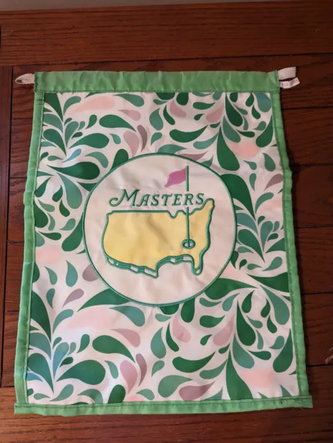 Augusta National The Masters Insulated Embroidered Garden Flag Green Teardrop