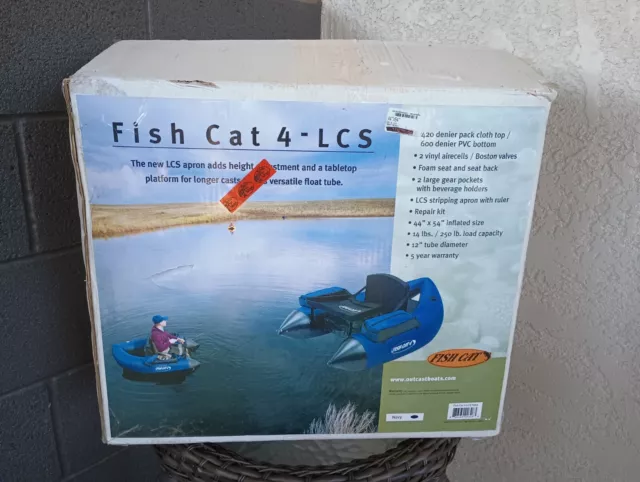 Fish Cat 4 LCS Float Tube Navy  - New Open Box