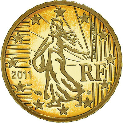 [#184263] France, 10 Euro Cent, 2011, Paris, BE, FDC, Laiton, KM:1410