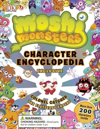 MOSHI MONSTERS: CHARACTER ENCYCLOPEDIA By Steve Cleverley & Lauren Holowaty *VG*