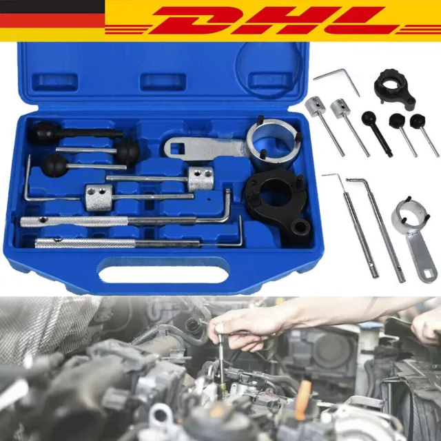 Zahnriemen Wechsel Werkzeug Motor Einstellwerkzeug VW VAG Audi 1.6 2.0 TDI CR