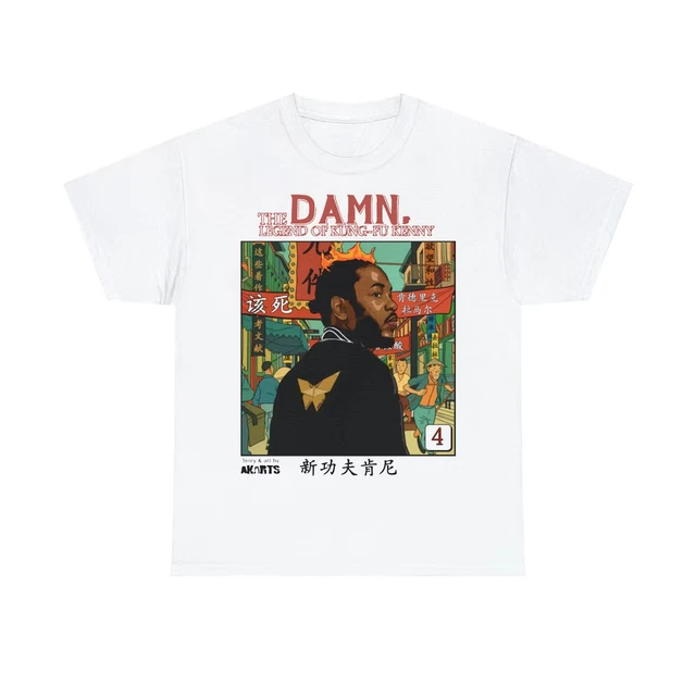 The Damn Legend Kendrick Lamar Kung Fu Kenny T Shirt Full Size S-5XL