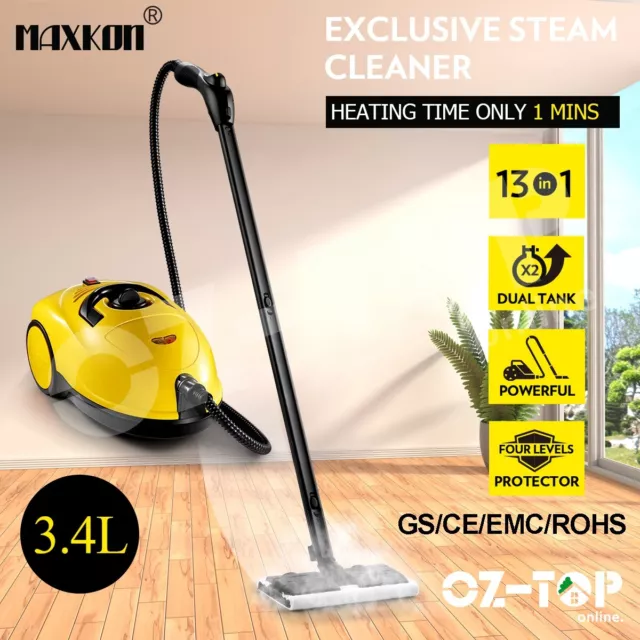 Maxkon 13in1 Steam Cleaner Mop High Pressure Commercial Carpet Floor Cleaning