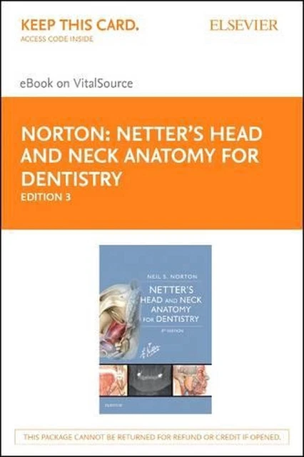 NETTER'S HEAD AND Neck Anatomy for Dentistry Elsevier eBook on ...