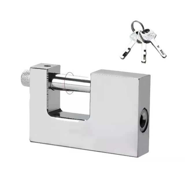 Cadenas résistant en forme de D Pick Lock sécurise vos biens avec 3 clés