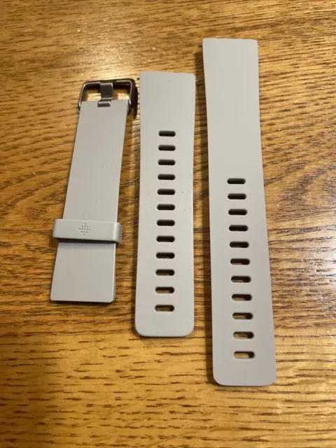 Fitbit Versa Classic Band Set Gray Small & Large Band New. OEM