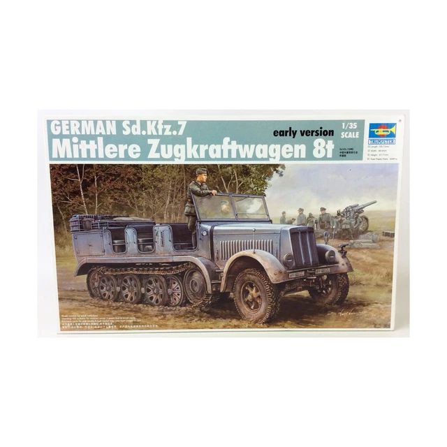 Kit Figurines Artilleurs Allemands Leopold 1/35 - Trumpeter 00406 - 8 Figurines - À Assembler Et Peindre - 10