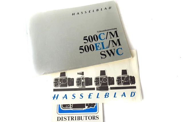HASSELBLAD Gebrauchsanleitung 500 C/M, 500 EL/M, SWC