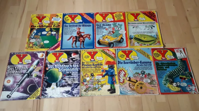 Yps - Konvolut 9 Comichefte 1.Serie von 1975-2000 mit Lucky Luke, Asterix...