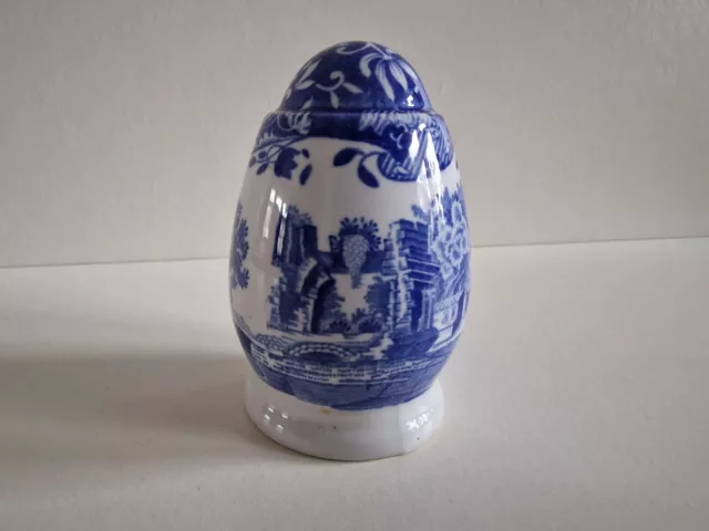 Spode Blue Italian Egg Shaped Salt Shaker