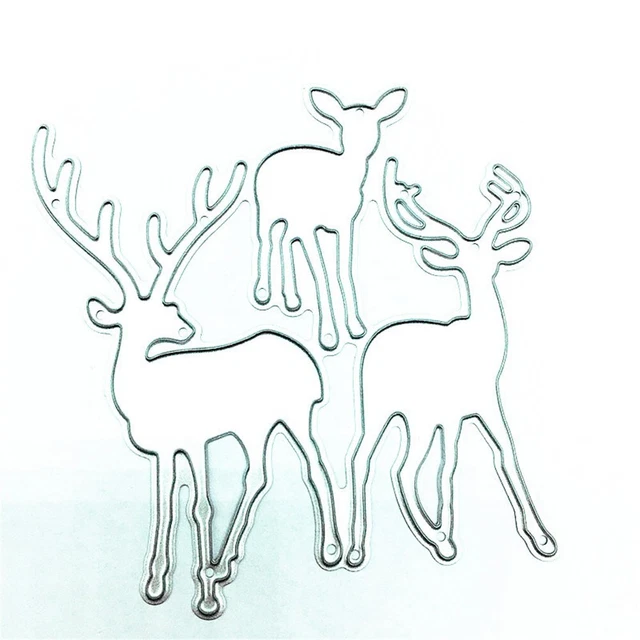 BUZIFU 7 Pièces Matrice De Découpe Arbre De Noël Arbre De Noël En Métal Découpes Pochoirs De